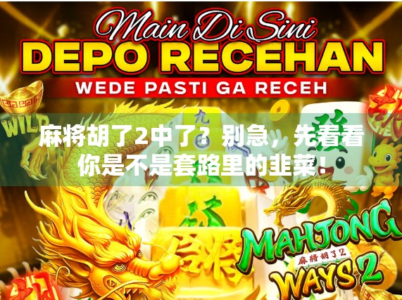 麻将胡了2中了？别急，先看看你是不是套路里的韭菜！