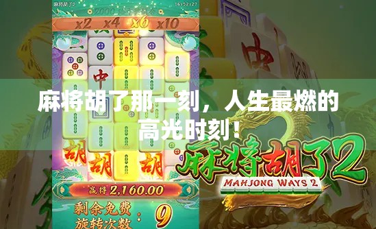 麻将胡了那一刻,人生最燃的高光时刻! 麻将胡了那一刻,人生最燃的高光时刻!