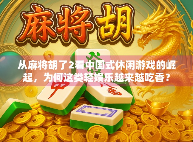 从麻将胡了2看中国式休闲游戏的崛起，为何这类轻娱乐越来越吃香？