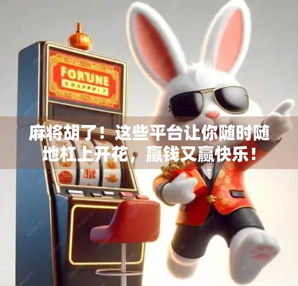 麻将胡了!这些平台让你随时随地杠上开花,赢钱又赢快乐! 麻将胡了!这些平台让你随时随地杠上开花,赢钱又赢快乐!