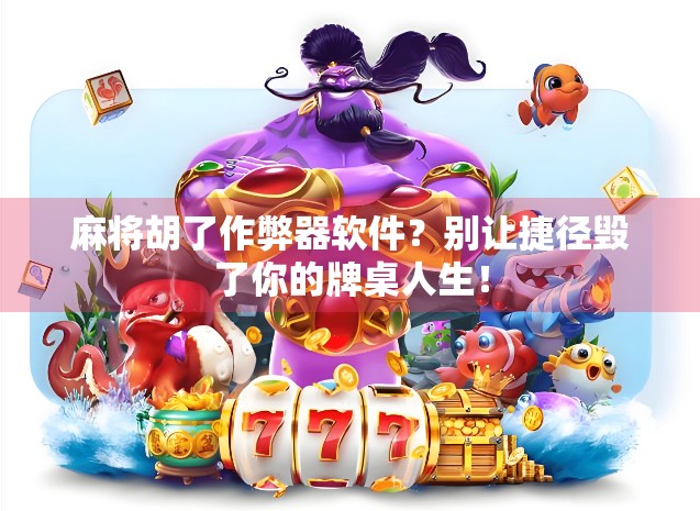 麻将胡了作弊器软件?别让捷径毁了你的牌桌人生! 麻将胡了作弊器软件?别让捷径毁了你的牌桌人生!