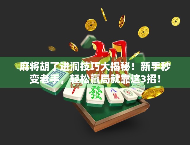 麻将胡了进洞技巧大揭秘！新手秒变老手，轻松赢局就靠这3招！