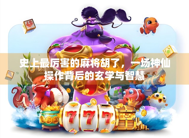 史上最厉害的麻将胡了，一场神仙操作背后的玄学与智慧