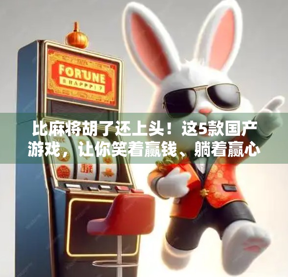 比麻将胡了还上头!这5款国产游戏,让你笑着赢钱、躺着赢心! 比麻将胡了还上头!这5款国产游戏,让你笑着赢钱、躺着赢心!