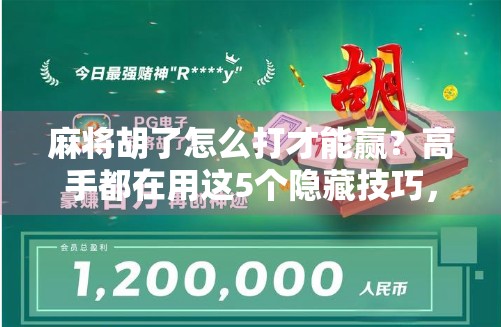 麻将胡了怎么打才能赢？高手都在用这5个隐藏技巧，新手看完秒变老手！