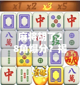 麻将胡了28角爆分？揭秘麻将界最狠套路背后的真相！