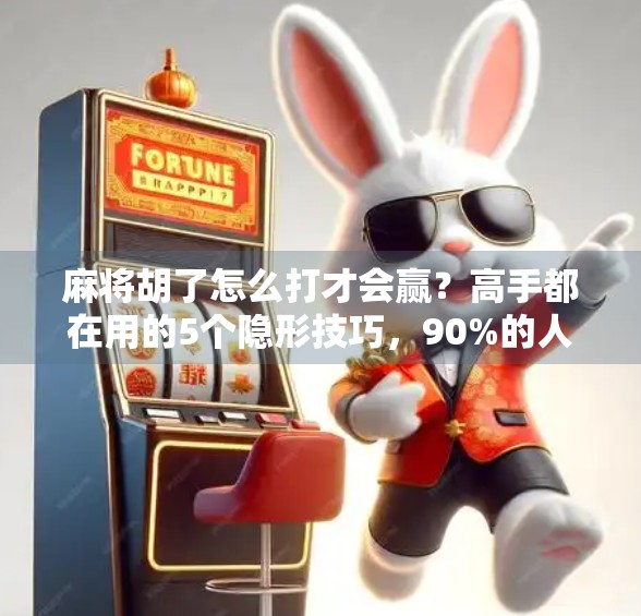 麻将胡了怎么打才会赢？高手都在用的5个隐形技巧，90%的人根本不知道！