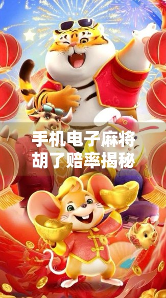 手机电子麻将胡了赔率揭秘,你以为的娱乐可能正在悄悄掏空你的钱包! 手机电子麻将胡了赔率揭秘,你以为的娱乐可能正在悄悄掏空你的钱包!