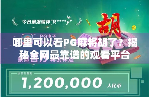 哪里可以看PG麻将胡了？揭秘全网最靠谱的观看平台与隐藏技巧！