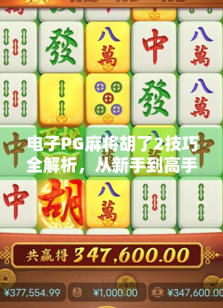 电子PG麻将胡了2技巧全解析，从新手到高手的进阶之路，轻松赢在起跑线！