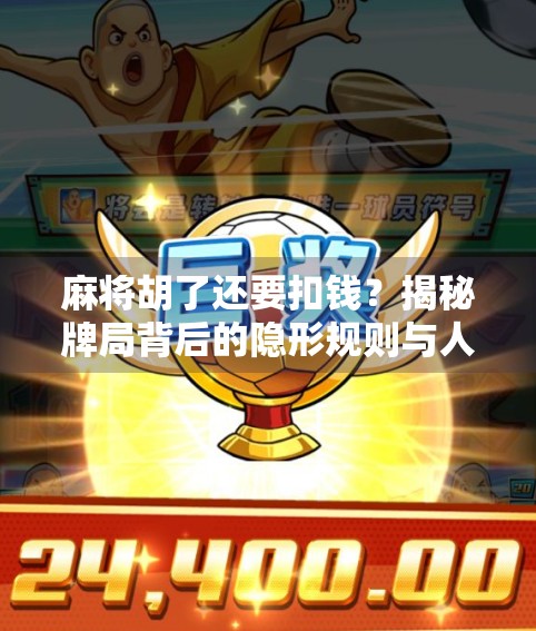 麻将胡了还要扣钱?揭秘牌局背后的隐形规则与人性博弈 麻将胡了还要扣钱?揭秘牌局背后的隐形规则与人性博弈