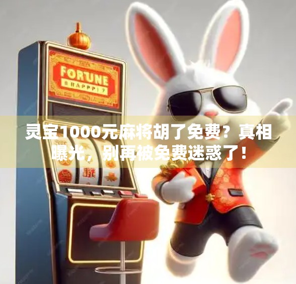 灵宝1000元麻将胡了免费?真相曝光,别再被免费迷惑了! 灵宝1000元麻将胡了免费?真相曝光,别再被免费迷惑了!