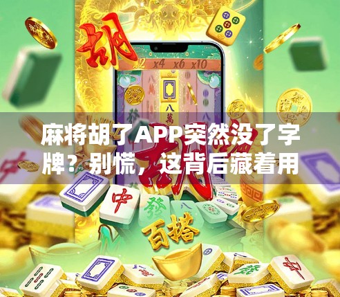 麻将胡了APP突然没了字牌?别慌,这背后藏着用户需求的进化密码! 麻将胡了APP突然没了字牌?别慌,这背后藏着用户需求的进化密码!