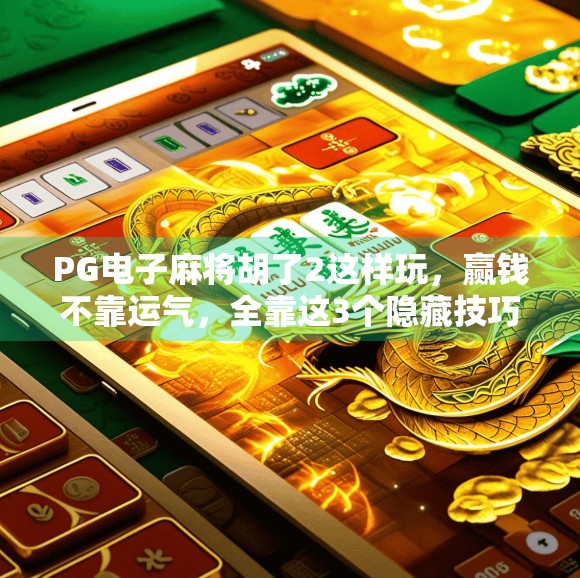 PG电子麻将胡了2这样玩，赢钱不靠运气，全靠这3个隐藏技巧！