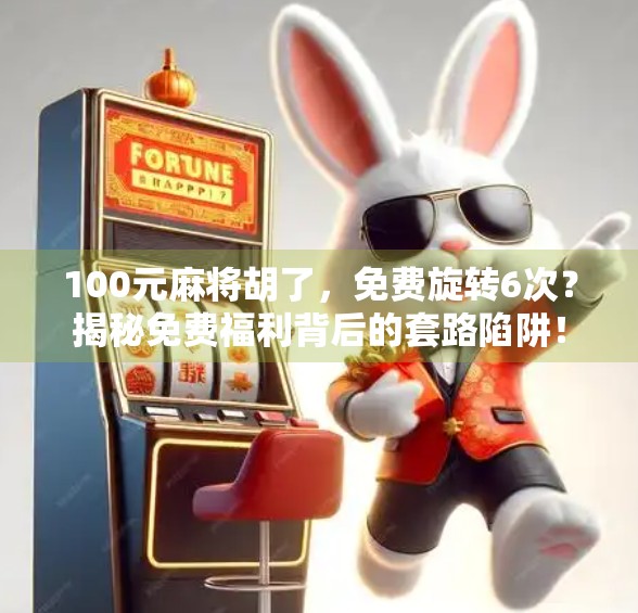 100元麻将胡了，免费旋转6次？揭秘免费福利背后的套路陷阱！