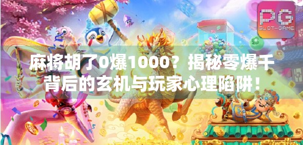 麻将胡了0爆1000？揭秘零爆千背后的玄机与玩家心理陷阱！